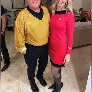 Star Trek Classic Red Dress Adult Halloween Costume